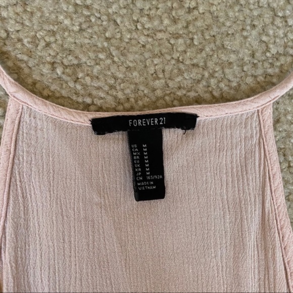 FOREVER 21--SOFT PINK PEPLUM TOP - Picture 2 of 2